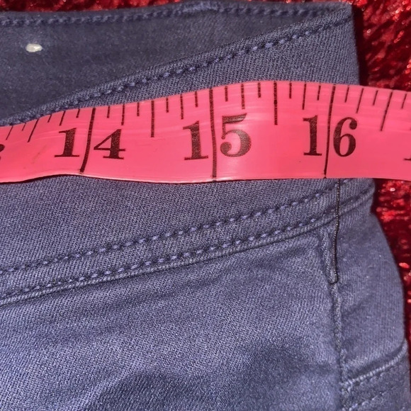 Stradivarius dark blue women’s  denim stretchy jeans Sz 44 - Picture 10 of 14